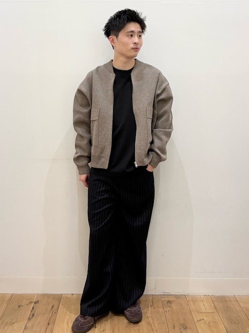 セール】『洗濯可』ダブルポケットニットブルゾン（ブルゾン）｜SENSE