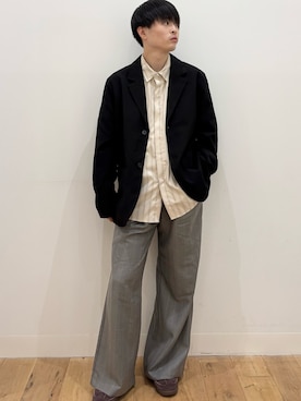 「アイテム（その他アウター）」を使った、yukiさん（メンズ・168cm）の秋コーディネート