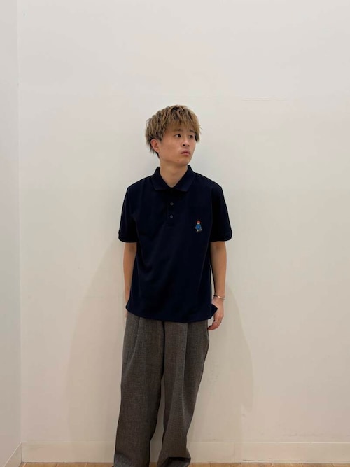 メランジタックワイドパンツ