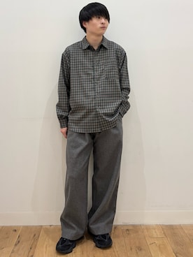 「SENSE OF PLACE by URBAN RESEARCH（センスオブプレイスバイアーバンリサーチ）のアイテム（シャツ/ブラウス）」を使った、yukiさん（メンズ・168cm）の秋コーディネート