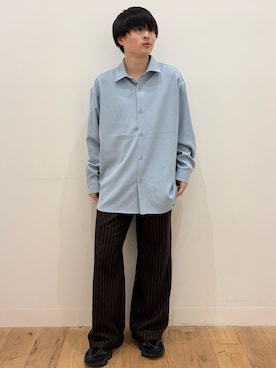 「SENSE OF PLACE by URBAN RESEARCH（センスオブプレイスバイアーバンリサーチ）のアイテム（シャツ/ブラウス）」を使った、yukiさん（メンズ・168cm）の秋コーディネート