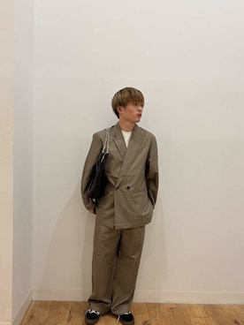 「アイテム（テーラードジャケット）」を使った、yukiさん（メンズ・168cm）の夏コーディネート