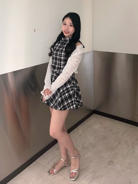 「OLIVE des OLIVE（オリーブデオリーブ）のアイテム」を使った、rikooliveさん（レディース・155cm）の春コーディネート