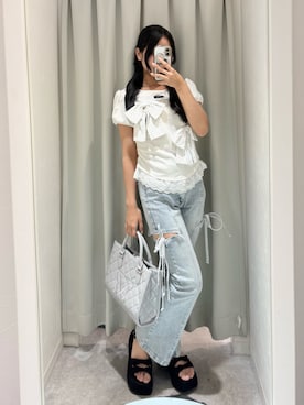 rikooliveさん（レディース・155cm）の春コーディネート
