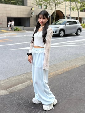 「OLIVE des OLIVE（オリーブデオリーブ）のアイテム」を使った、rikooliveさん（骨格ナチュラル・レディース・155cm）の春コーディネート