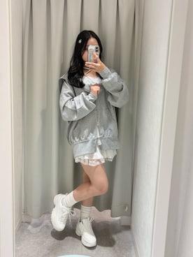 「OLIVE des OLIVE（オリーブデオリーブ）のアイテム」を使った、rikooliveさん（レディース・155cm）の春コーディネート