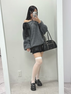 「ニットコーデ」｜rikooliveさん（レディース・155cm）の秋コーディネート