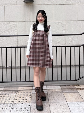 「チェック柄」｜rikooliveさん（レディース・155cm）の秋コーディネート