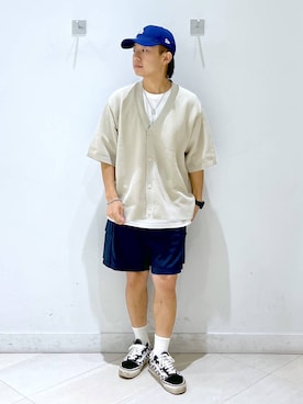 「GLOBAL WORK（グローバルワーク）のアイテム」を使った、はやぴーさん（メンズ・162cm）の夏コーディネート