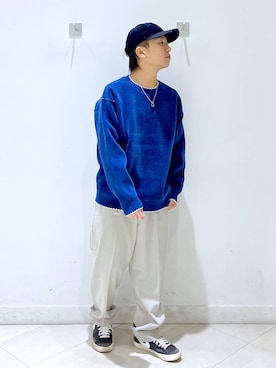 「アイテム（キャップ）」を使った、はやぴーさん（メンズ・162cm・20代）の秋コーディネート