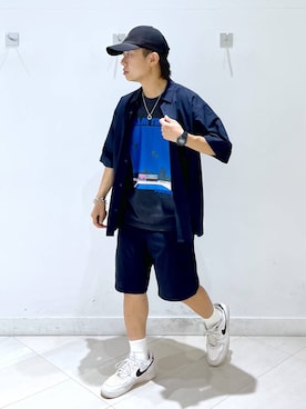 「アイテム（キャップ）」を使った、はやぴーさん（メンズ・162cm・30代）の夏コーディネート