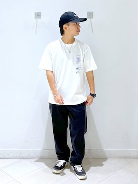 「テーパードパンツ」｜はやぴーさん（メンズ・162cm・30代）の秋コーディネート