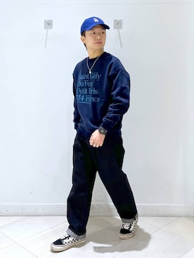 「アイテム（スウェット）」を使った、はやぴーさん（メンズ・162cm・30代）の冬コーディネート