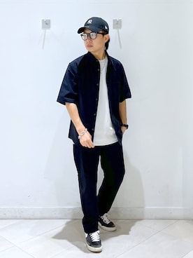 「アイテム（サングラス）」を使った、はやぴーさん（メンズ・162cm・30代）の夏コーディネート