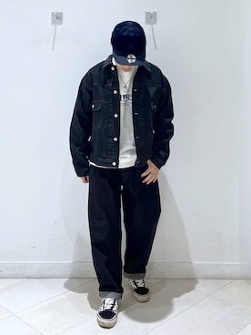 「アイテム（キャップ）」を使った、はやぴーさん（メンズ・162cm・30代）の冬コーディネート