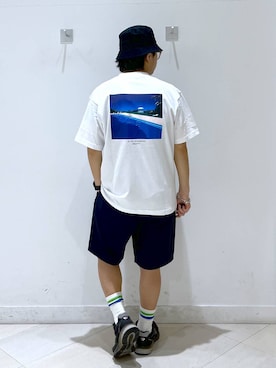 「GLOBAL WORK（グローバルワーク）のアイテム」を使った、はやぴーさん（メンズ・162cm）の夏コーディネート