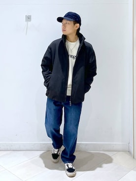 「アイテム（スウェット）」を使った、はやぴーさん（メンズ・162cm）の冬コーディネート