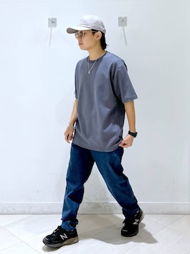 「アイテム（キャップ）」を使った、はやぴーさん（メンズ・162cm・30代）の夏コーディネート