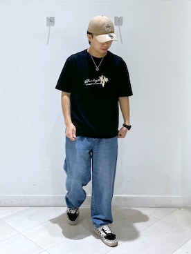 「GLOBAL WORK（グローバルワーク）のアイテム（帽子）」を使った、はやぴーさん（メンズ・162cm）の夏コーディネート