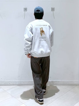 「GLOBAL WORK（グローバルワーク）のアイテム（帽子）」を使った、はやぴーさん（メンズ・162cm）の冬コーディネート