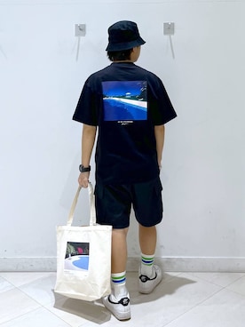 「GLOBAL WORK（グローバルワーク）のアイテム（トップス）」を使った、はやぴーさん（メンズ・162cm）の夏コーディネート