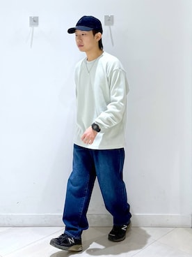 「アイテム（キャップ）」を使った、はやぴーさん（メンズ・162cm・30代）の冬コーディネート