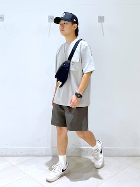 「アイテム（バッグ）」を使った、はやぴーさん（メンズ・162cm・30代）の夏コーディネート