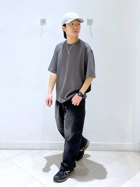 「GLOBAL WORK（グローバルワーク）のアイテム（帽子）」を使った、はやぴーさん（メンズ・162cm）の春コーディネート