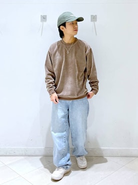 「おでかけ」｜「アイテム（キャップ）」を使った、はやぴーさん（メンズ・162cm）の秋コーディネート