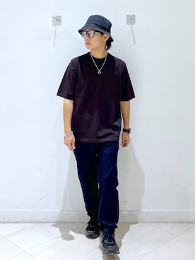 「アイテム（ニット/セーター）」を使った、はやぴーさん（メンズ・162cm・20代）の夏コーディネート