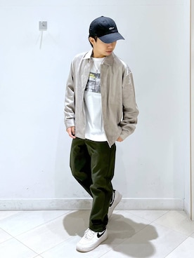 「アイテム（帽子）」を使った、はやぴーさん（メンズ・162cm・20代）の秋コーディネート