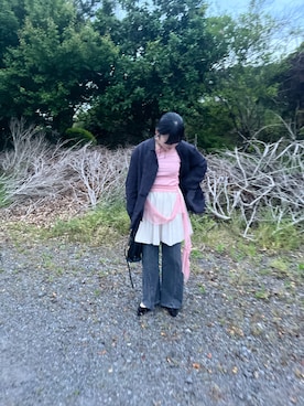 椿井紗代さん（骨格ウェーブ・レディース・158cm）の秋コーディネート