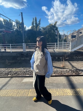 JEANASIS（ジーナシス）の「カットオフレギュラーショートシャツ