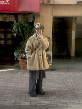 椿井紗代さん（骨格ウェーブ・レディース・158cm）の秋コーディネート