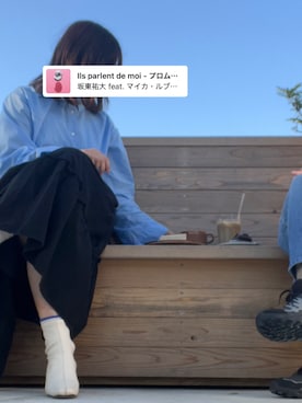 「アイテム（スカート）」を使った、椿井紗代さん（レディース・158cm・10代）の秋コーディネート