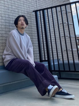 「Acne Studios（アクネストゥディオズ）のアイテム（スウェット）」を使った、はすみさん（メンズ・170cm）の春コーディネート