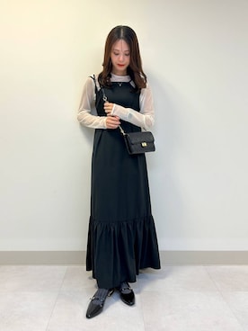 「HIMIKO（ヒミコ）のアイテム」を使った、Kannaさん（レディース・157cm）の秋コーディネート
