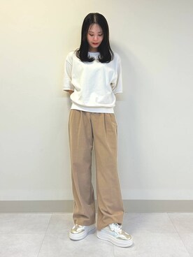 「HIMIKO（ヒミコ）のアイテム」を使った、Kannaさん（レディース・157cm）の秋コーディネート