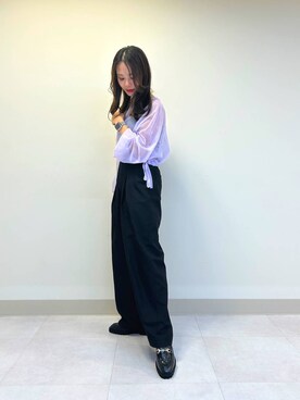 「HIMIKO（ヒミコ）のアイテム」を使った、Kannaさん（レディース・157cm）の秋コーディネート