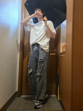 「アイテム（ウォレットチェーン）」を使った、シュンヤ shunyaさん（メンズ・180cm）の秋コーディネート