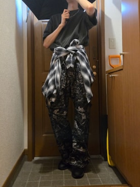 「CEDAR CREST（セダークレスト ）のアイテム」を使った、シュンヤ shunyaさん（メンズ・180cm）の秋コーディネート