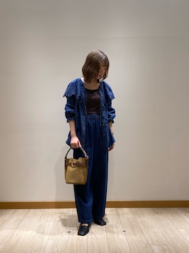 「アイテム（タンクトップ）」を使った、momokaさん（レディース・150cm）の夏コーディネート