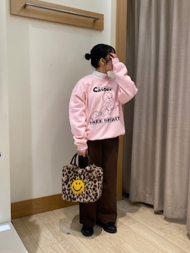 「GOOD ROCK SPEED（グッドロックスピード）のアイテム」を使った、momokaさん（レディース・150cm）の冬コーディネート