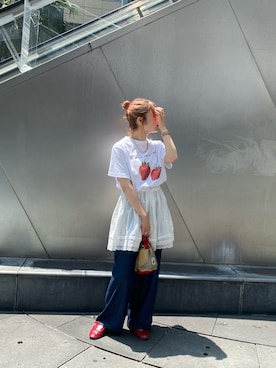 「COBMASTER（コブマスター）のアイテム」を使った、momokaさん（レディース・150cm）の夏コーディネート