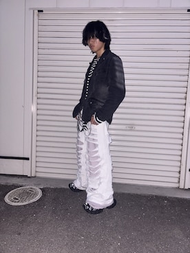 「アイテム（メガネ）」を使った、大悟です、どうもさん（メンズ・163cm・10代）の夏コーディネート