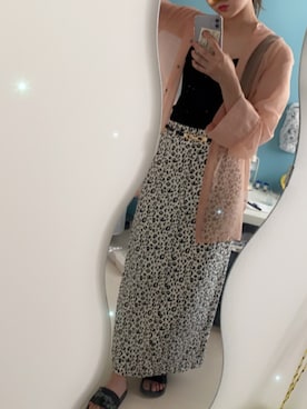 「ジーナシス」｜「アイテム（タンクトップ）」を使った、Maikoさん（レディース・161cm）の夏コーディネート