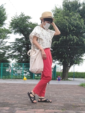 kaoru0922さん（レディース・156cm）の夏コーディネート