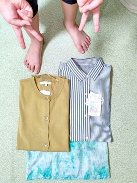 「GLOBAL WORK（グローバルワーク）のアイテム（エコバッグ/サブバッグ）」を使った、kaoru0922さん（レディース・156cm）の夏コーディネート