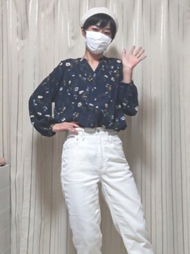 「ゆりポ」｜kaoru0922さん（レディース・156cm）の春コーディネート