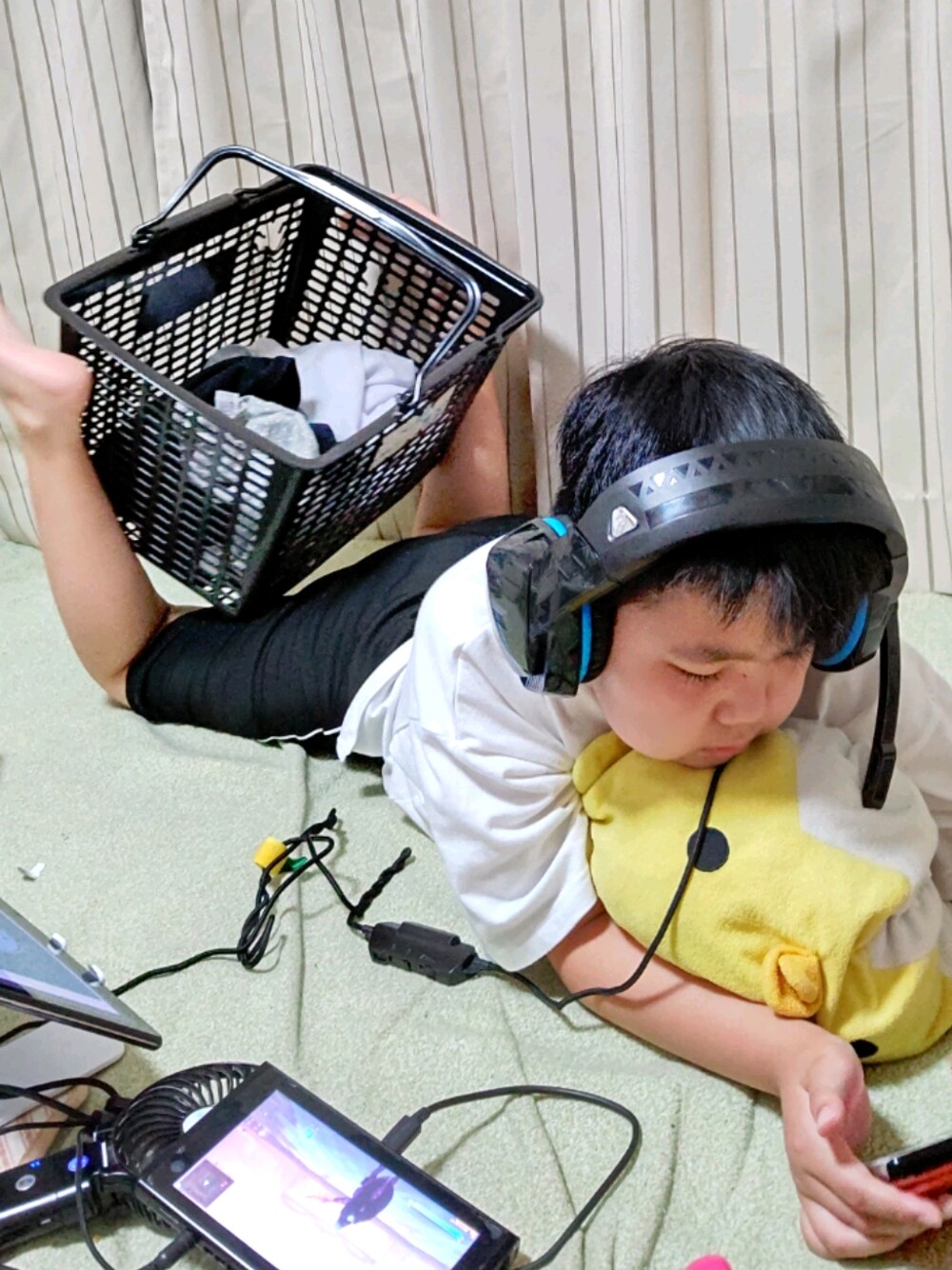 「GLOBAL WORKの【キッズ】吸水速乾スパンコールT半袖/933565（Tシャツ/カットソー、ホワイト系）」を使った、kaoru0922さん（レディース・156cm）の秋コーディネートの1枚目の写真